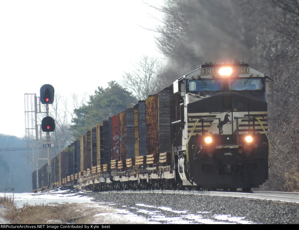 NS 954 steel plate train